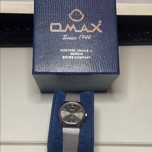 NWT - Omax Silver Women's Watch